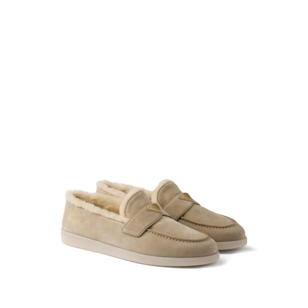 Prada Neutrals Loafers Men - Picture 2 of 5